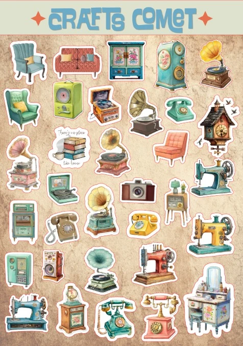 Crafts Comet Classic Comfort sticker sheet