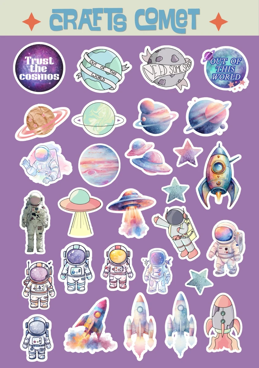 Crafts Comet Cosmic Dreams sticker sheet